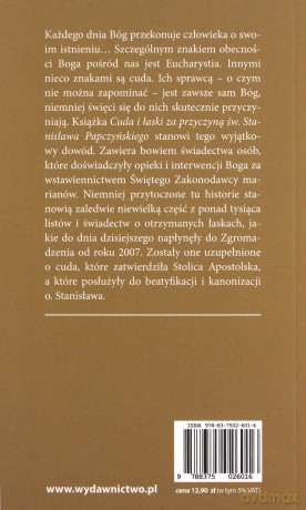 Cuda i łaski za przyczyną św Stanisława Papczyńskiego - Adam Stankiewicz Mic [KSIĄŻKA]