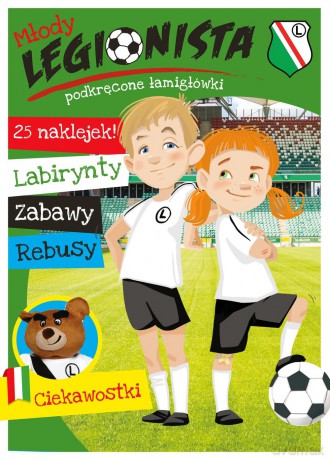 Młody legionista. Podkręcone łamigówki z naklejkami [KSIĄŻKA]
