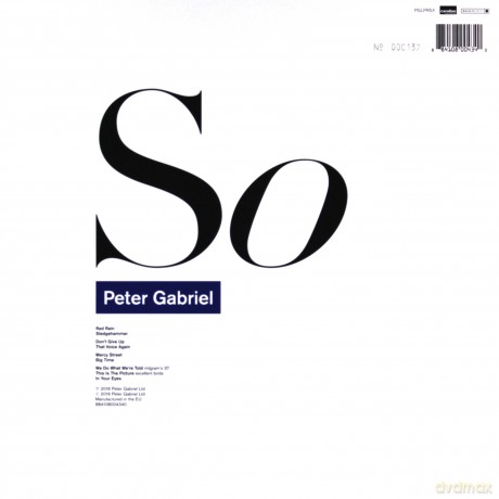 Peter Gabriel: So [2xWinyl]