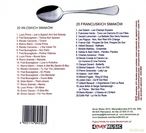 40 włoskich/francuskich smaków [2CD]