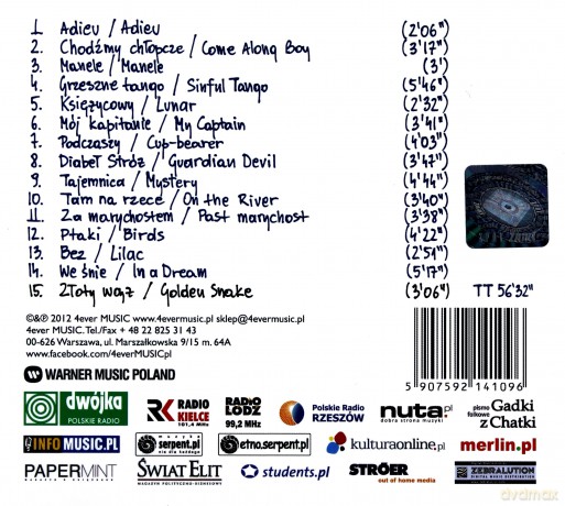 Adam Strug: Adieu [CD]