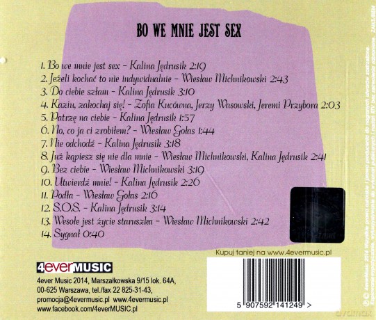 Kabaret Starszych Panów: Bo we mnie jest sex [CD]