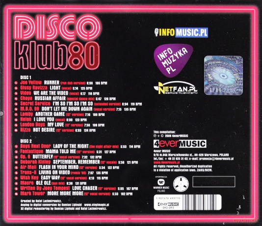 Disco Klub.80 vol. 1 [CD]