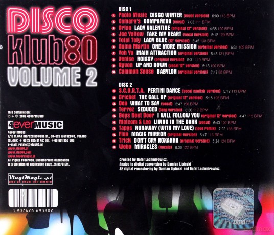 Disco Klub.80 vol. 2 [2CD]