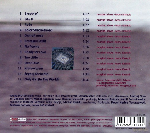 Ivona Kmiecik: Kolor Szlachetności [CD]