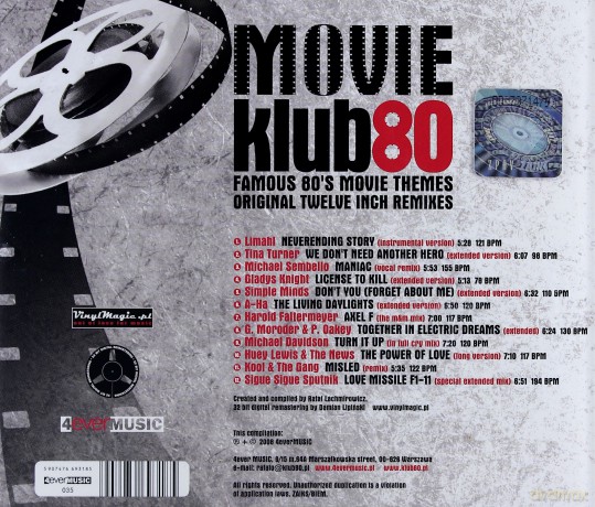 Movie Klub 80 [CD]
