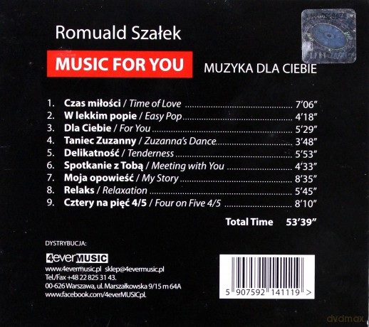 Romuald Szałek: Muzyka dla Ciebie [CD]