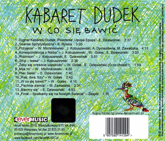 Kabaret Dudek: W co się bawić [CD]