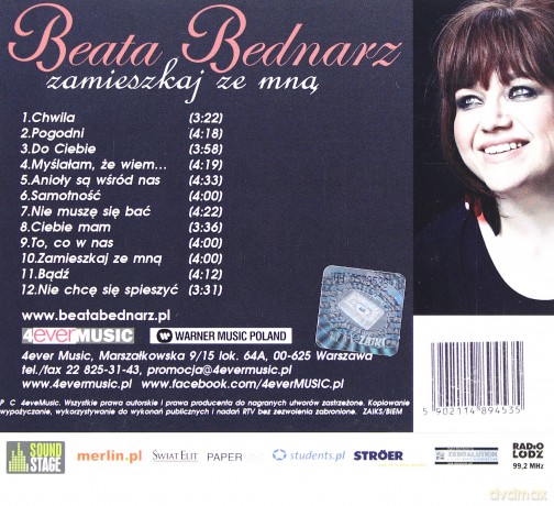 Beata Bednarz: Zamieszkaj ze mną [CD]