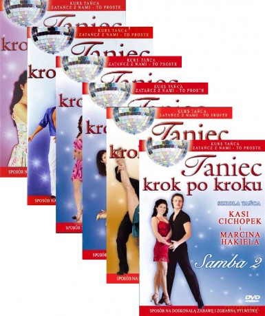 Taniec krok po kroku: Fokstrot / Jive / Lambada / Quickstep / Rumba / Samba 2 Pakiet [6DVD]