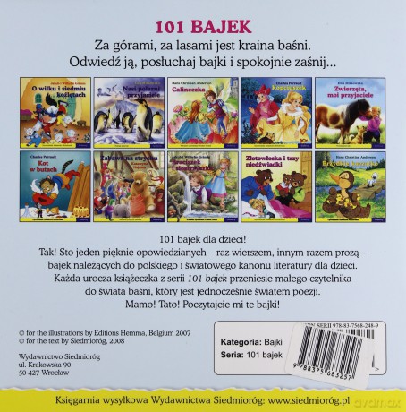 101 bajek - Tomcio Paluch - Jakub i Wilhelm Grimm [KSIĄŻKA]
