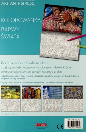 Art Anti-Stress. Kolorowanka Barwy świata [KSIĄŻKA]