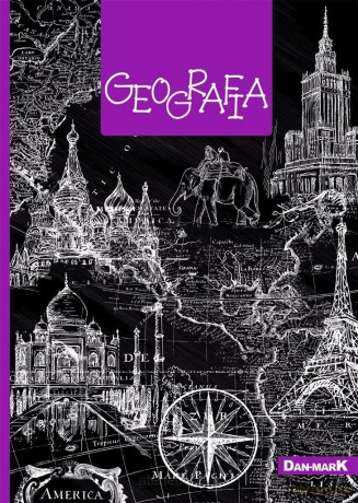Brulion A5/80K kratka OT ze ściągą Geografia (5 szt)