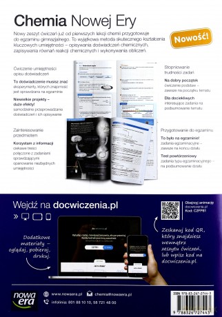 Chemia gimnazjum 2 Chemia Nowej Ery ćwiczenie (z kodem) [KSIĄŻKA]