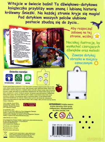 Czytaj. Dotykaj. Słuchaj. Królewna Śnieżka [KSIĄŻKA]