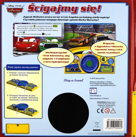 Disney Auta. Ścigajmy się! [KSIĄŻKA]