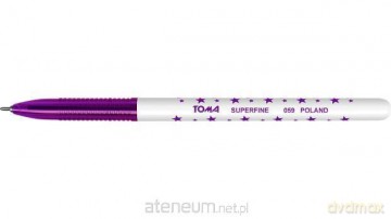 Długopis Superfine 0,5mm fioletowy (20 szt)