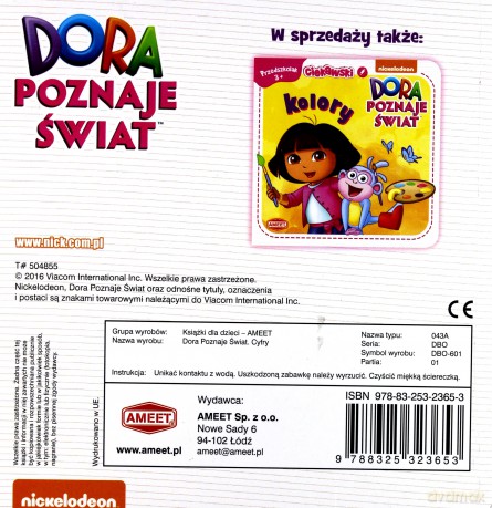 Dora poznaje świat. Cyfry [KSIĄŻKA]