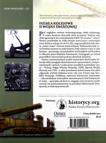 Działa kolejowe II wojny światowej - Steven J. Zaloga [KSIĄŻKA]