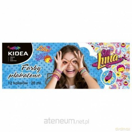 Farby plakatowe 12 kolorów x 20ml Soy Luna