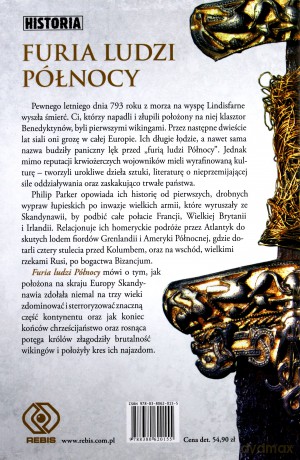 Furia ludzi Północy. Dzieje świata wikingów - Philip Parker [KSIĄŻKA]