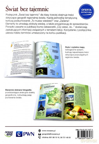 Geografia gimnazjum 3 Świat bez tajemnic Podręcznik [KSIĄŻKA]