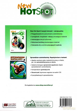 Hot Spot New 2 Zeszyt do języka angielskiego [KSIĄŻKA]