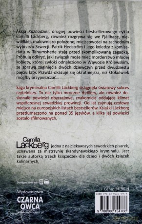 Kaznodzieja biała okładka - Camilla Lackberg [KSIĄŻKA]