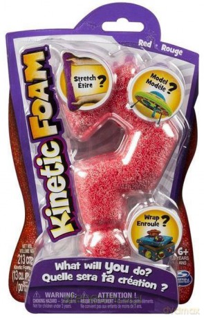 Kinetic Foam - pojedyncze opakowanie czerwony