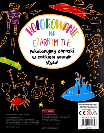 Kolorowanie na czarnym tle [KSIĄŻKA]