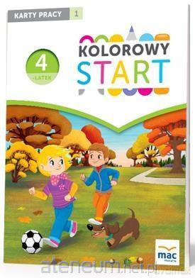 Kolorowy start. 4 latki. Karty pracy cz. 1 [KSIĄŻKA]