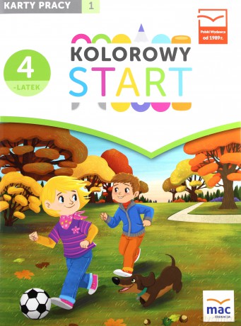 Kolorowy start. 4 latki. Karty pracy cz. 1 [KSIĄŻKA]