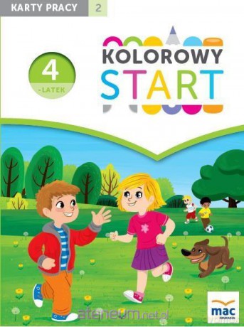 Kolorowy start. 4 latki. Karty pracy cz. 2 [KSIĄŻKA]