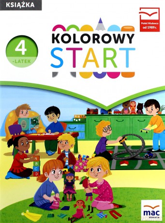 Kolorowy start. 4 latki. Książka [KSIĄŻKA]