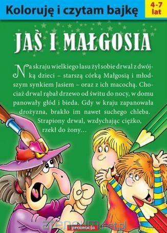 Koloruję i czytam bajkę. Jaś i Małgosia [KSIĄŻKA]