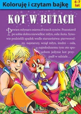 Koloruję i czytam bajkę. Kot w butach [KSIĄŻKA]