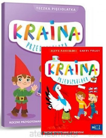 Kraina przedszkolaka RPP Teczka 5latka + Język angielski [KSIĄŻKA]