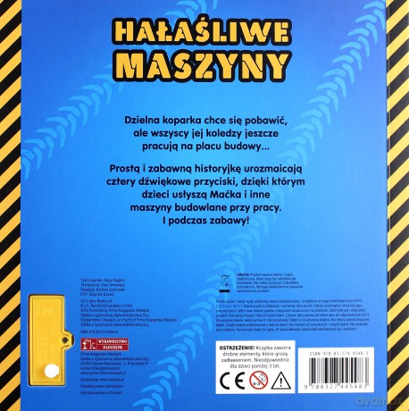 Książeczka dźwiękowa. Hałaśliwe maszyny [KSIĄŻKA]
