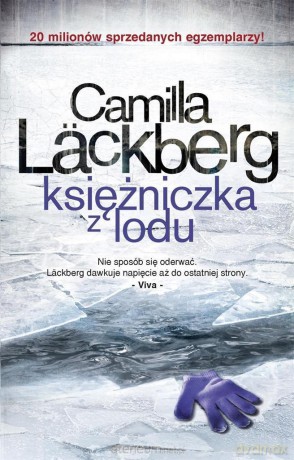 Księżniczka z lodu biała okładka - Camilla Lackberg [KSIĄŻKA]
