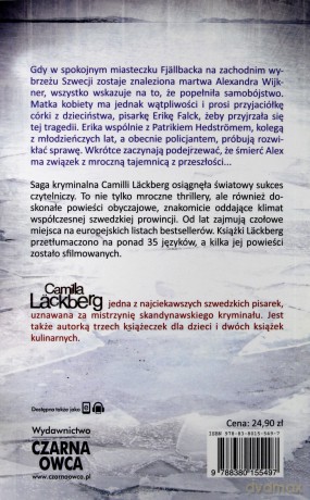 Księżniczka z lodu biała okładka - Camilla Lackberg [KSIĄŻKA]