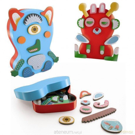 Magnetyczne puzzle - Potworki [PUZZLE]