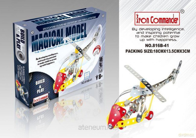 Mały metalowy helikopter [KLOCKI]