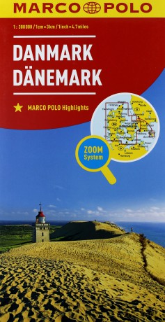 Mapa ZOOM System. Dania 1:300 000