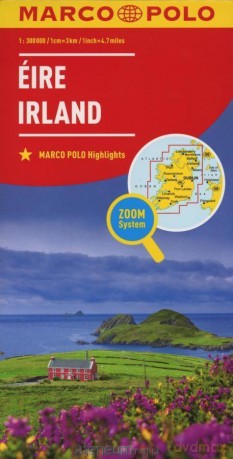 Mapa ZOOM System. Irlandia 1:300 000