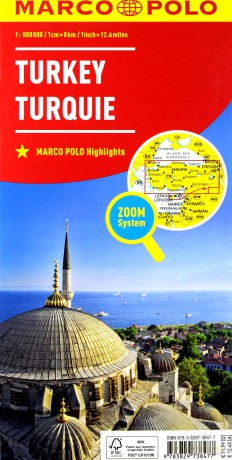 Mapa ZOOM System. Turcja 1:800 000