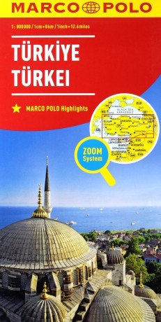 Mapa ZOOM System. Turcja 1:800 000