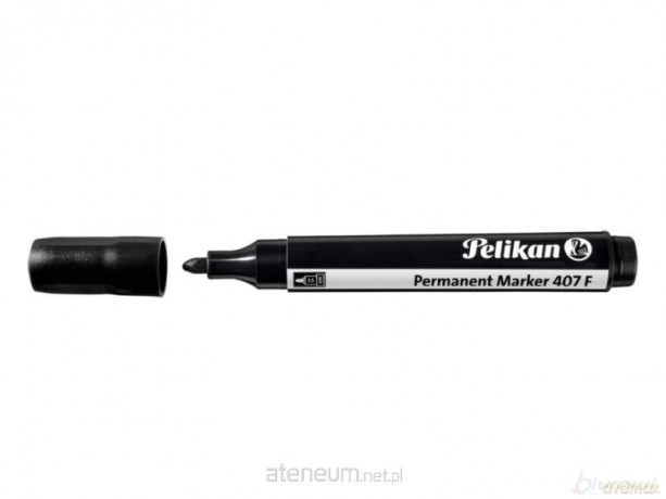 Marker Permanentny 407F Czarny (10 szt)