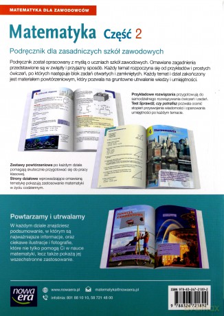 Matematyka ZSZ 2 Podręcznik [KSIĄŻKA]