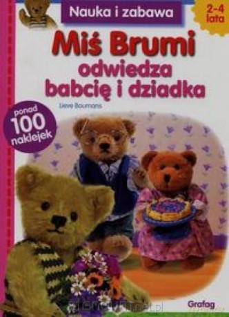 Miś Brumi odwiedza babcię i dziadka - Boumans Lieve [KSIĄŻKA]