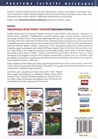 Najsłynniejsze okręty liniowe i pancerniki - David Ross [KSIĄŻKA]